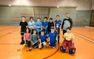 Entrainements préparatoires pour le "Tournoi national des départements U12 mixte en salle"